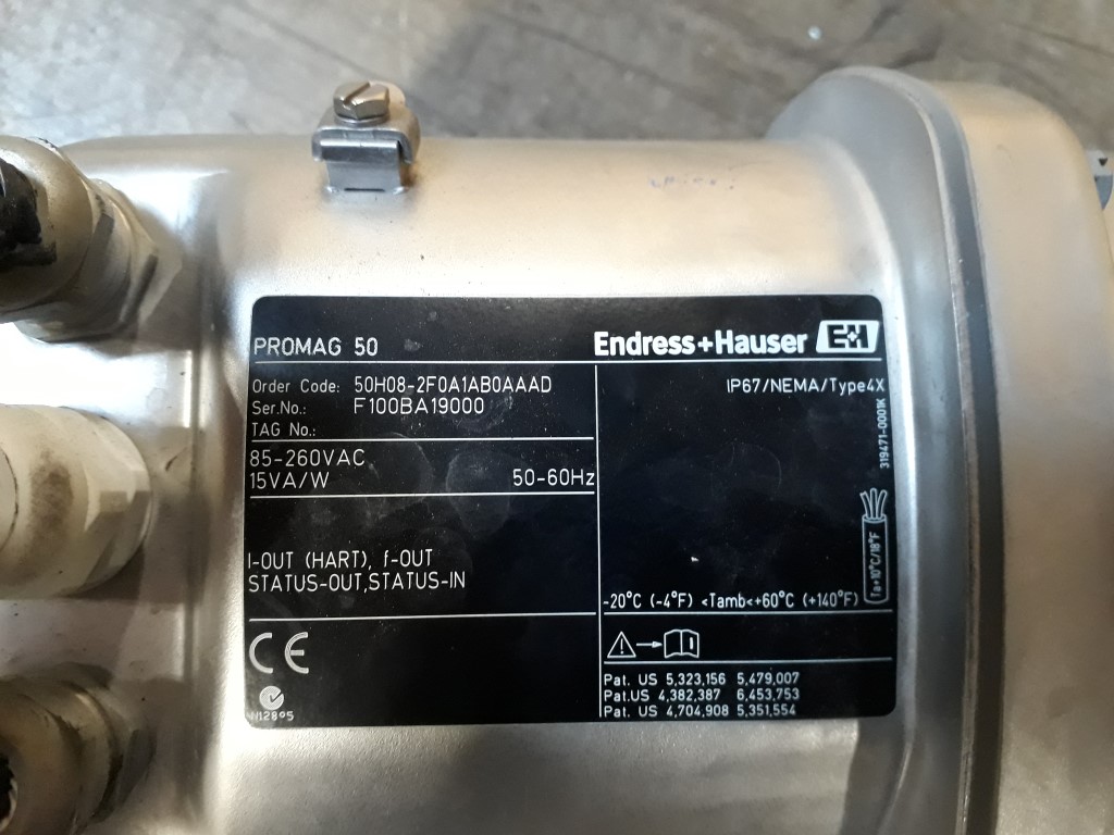 Endress & Hauser Promag 50H08 Flowmeters